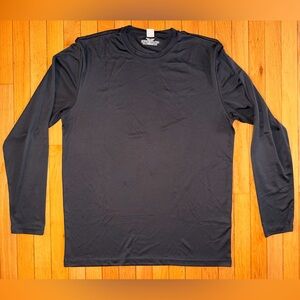 Men's Driequip Charcoal Long Sleeve Shirt XLT polyester EUC base layer athletic